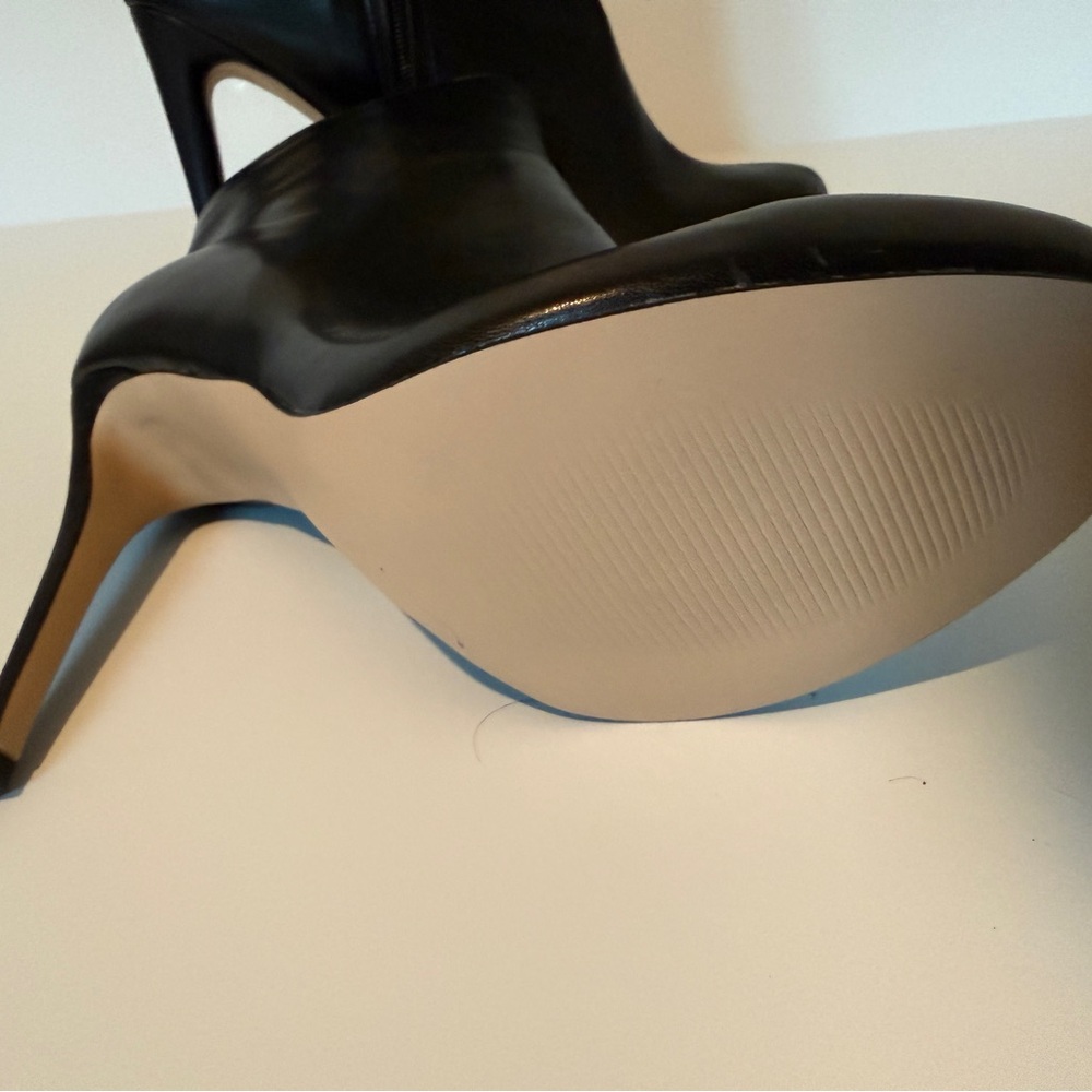 FSJ Black Heeled Ankle Boots 5” heels - Picture 4 of 7